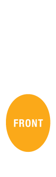 12 oz bottle front back oval front