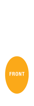 12oz long bottle Front & Back Oval Front