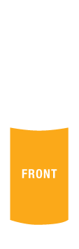 12oz long bottle front back rectangle front